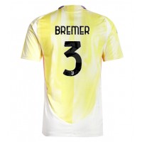 Juventus Gleison Bremer #3 Vieraspaita 2024-25 Lyhythihainen